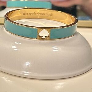 kate spade Turquoise and Gold Bangle